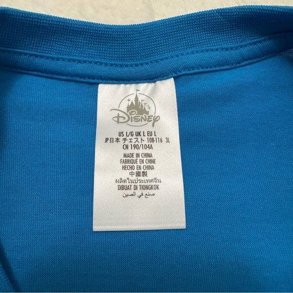 Star Wars Blue Graphic T-Shirt C-3PO R2-D2 BB-8 Disney Droids Unisex Large NWOT - Picture 3 of 6